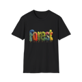🌲 Forest T-Shirt | Nature Lover Hiking Outdoor Graphic Tee, Unisex, Colors ⚫🔵🔴🟡⚪