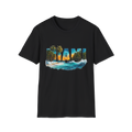 🏖️ Miami Sunset T-Shirt, Unisex, Colors ⚫🔵🔴🟡⚪