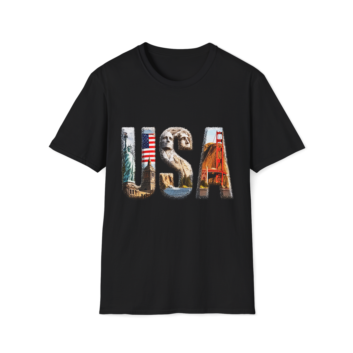 🇺🇸 Patriot Eagle T-Shirt – | USA Freedom Shirt, Unisex, Colors ⚫🔵🔴🟡⚪