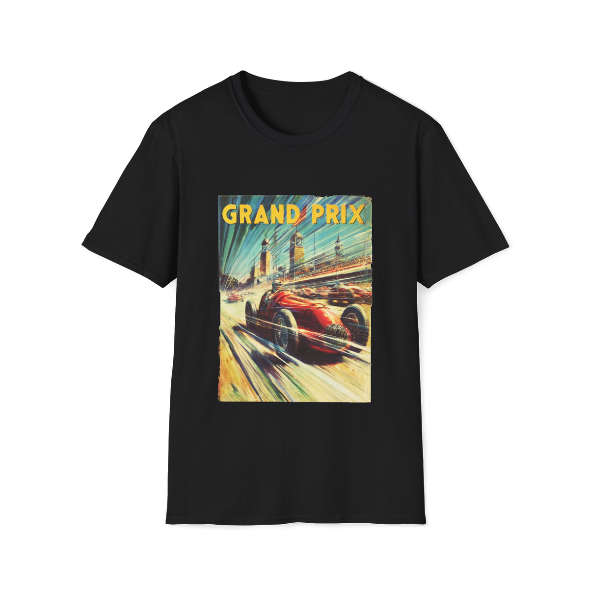 🏎️ Grand Prix Racing | Vintage Motorsport Sports T-Shirt, Unisex, Colors ⚫🔵🔴🟠🟡⚪