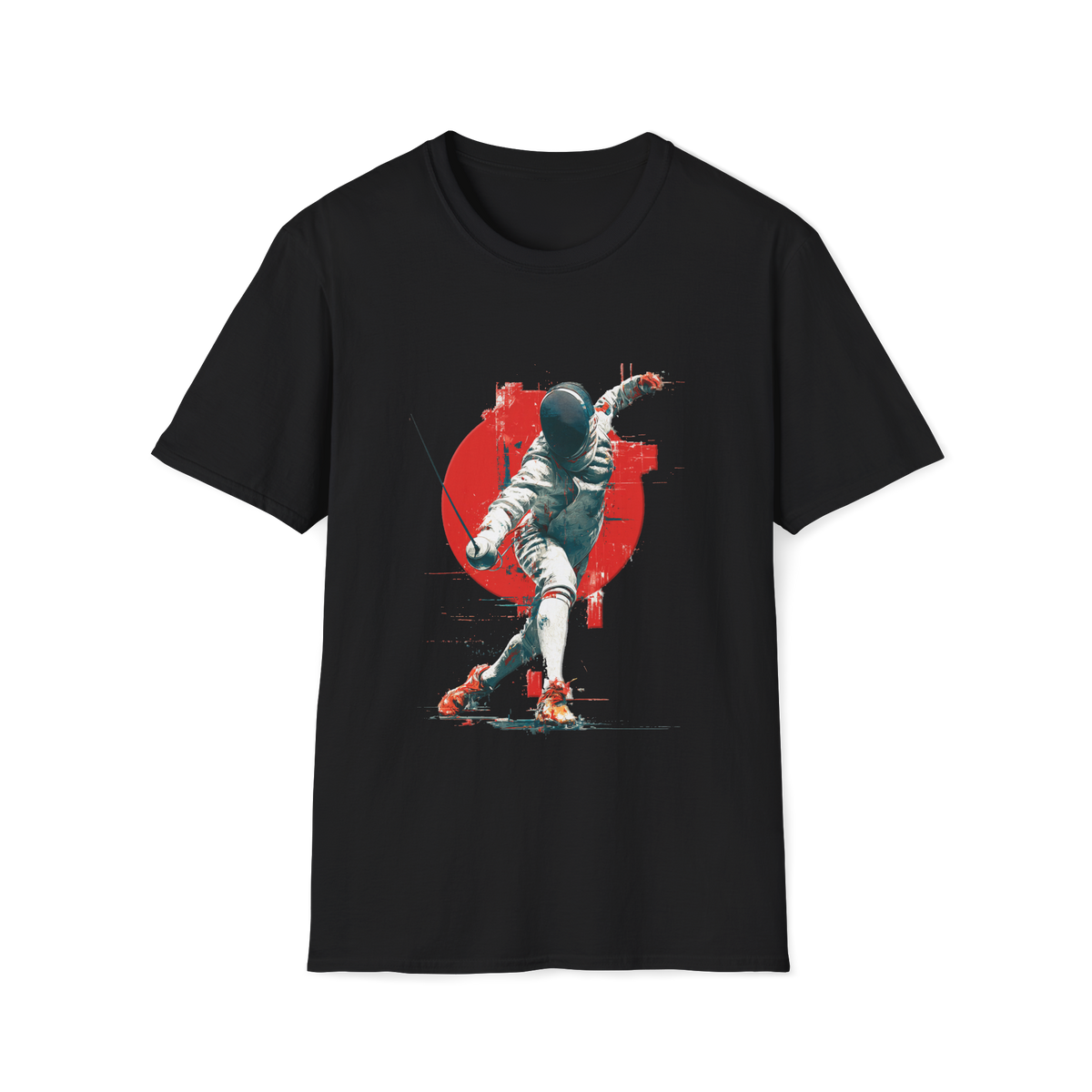 🤺 Fencing Champion – Sword Fighting Sports T-Shirt, Unisex, Colors ⚫🔵🔴🟠🟡⚪