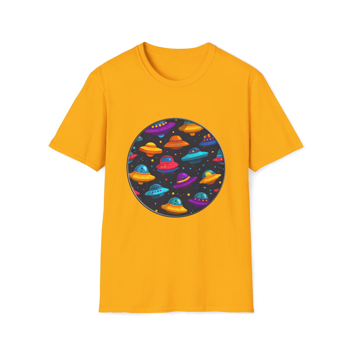 🛸 UFO Parking Only Graphic T-Shirt, Unisex, Colors ⚫🔵🔴🟡⚪