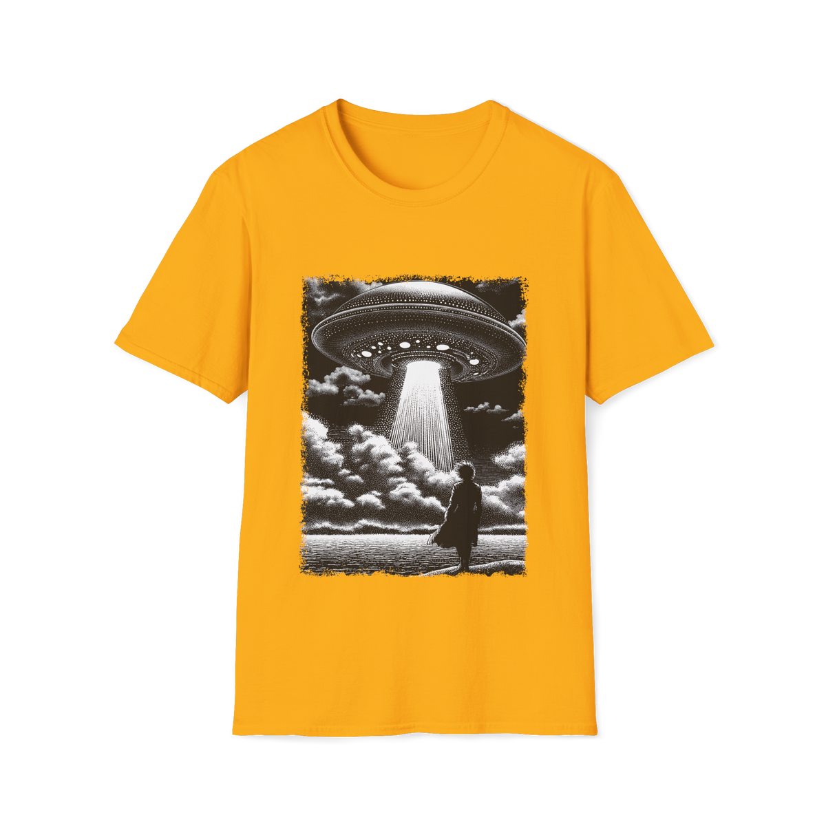 🛸 UFO Sighting T-Shirt, Unisex, Colors ⚫🔵🔴🟡⚪