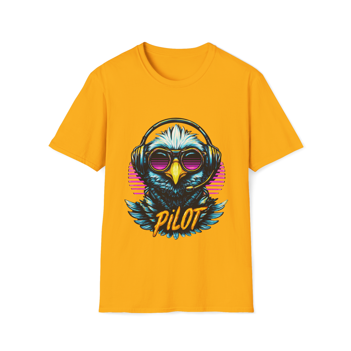 🦅 Bird Pilot – Aviation Lovers T-Shirt, Born to fly, Unisex, Colors ⚫🔵🔴🟡⚪