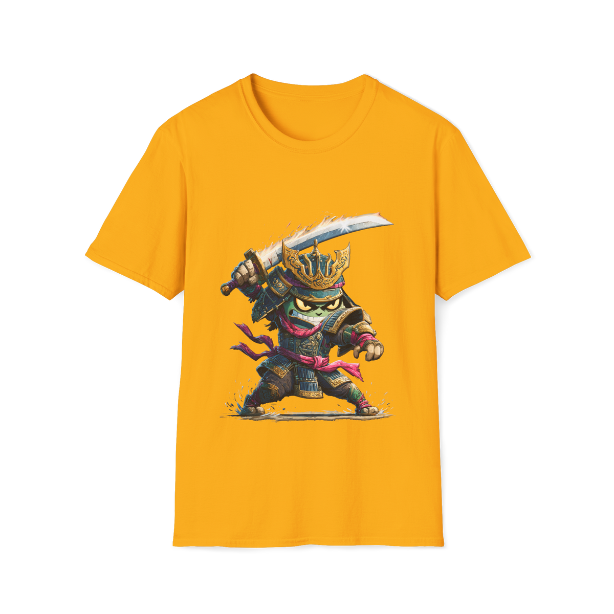 🐱‍👤 Shadow Samurai Warrior T-Shirt – Japanese Art Style, Unisex, Colors ⚫🔵🔴🟠🟡⚪