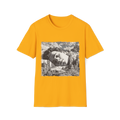 💭 Dreaming Big T-Shirt | Surrealistisches Schwarz-Weiß-Kunst-T-Shirt