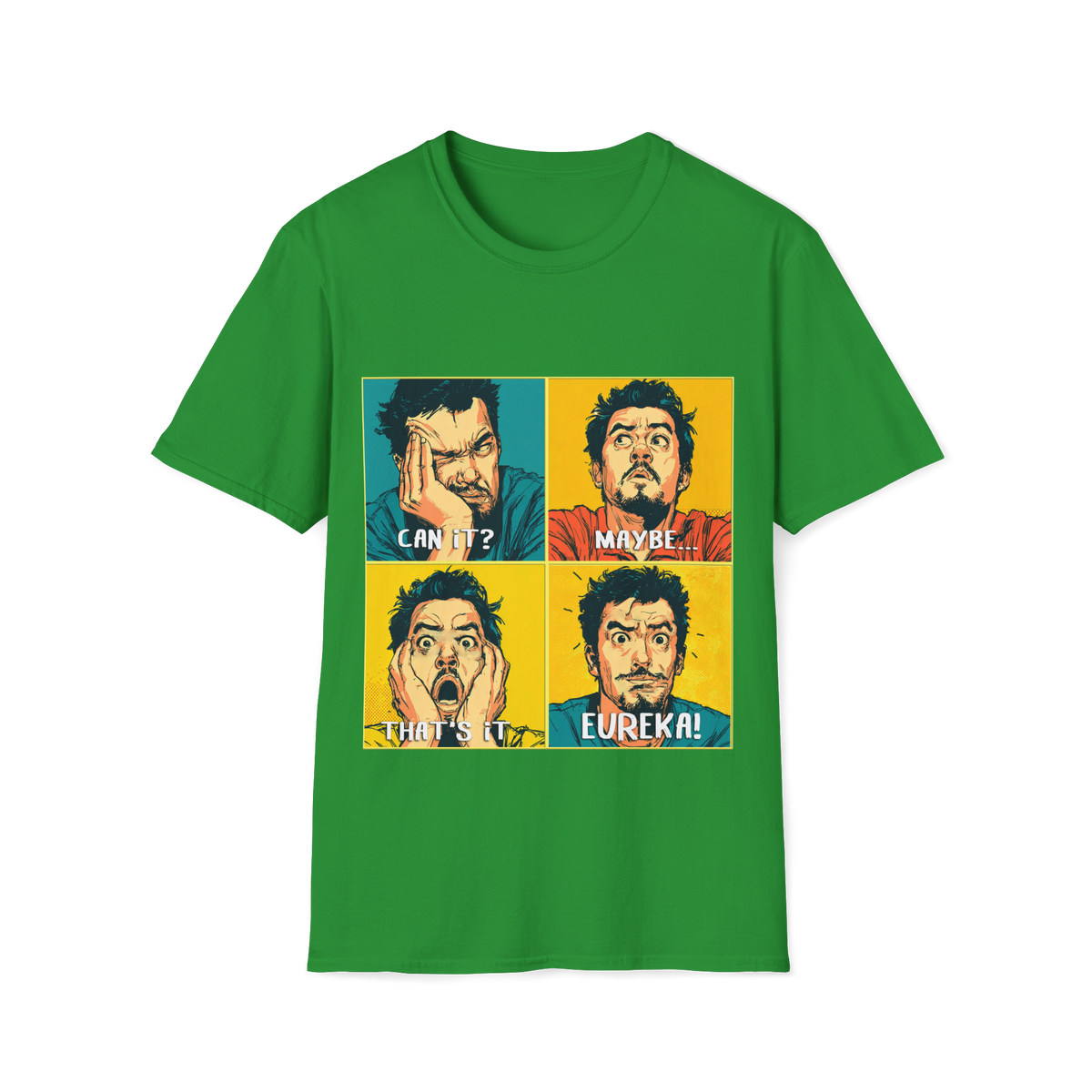 💢 The Moment It All Clicked – Funny Realization T-Shirt, Unisex, Colors ⚫🔵🔴🟢🟠🟡⚪