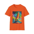 🏄 Ride the Wind – Windsurfing Adventure Sports T-Shirt, Unisex, Colors ⚫🔵🔴🟠🟡⚪