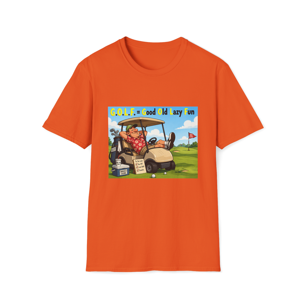⛳ Lustiges Golf T-Shirt - Ich schwinge hart, ich entschuldige mich später
