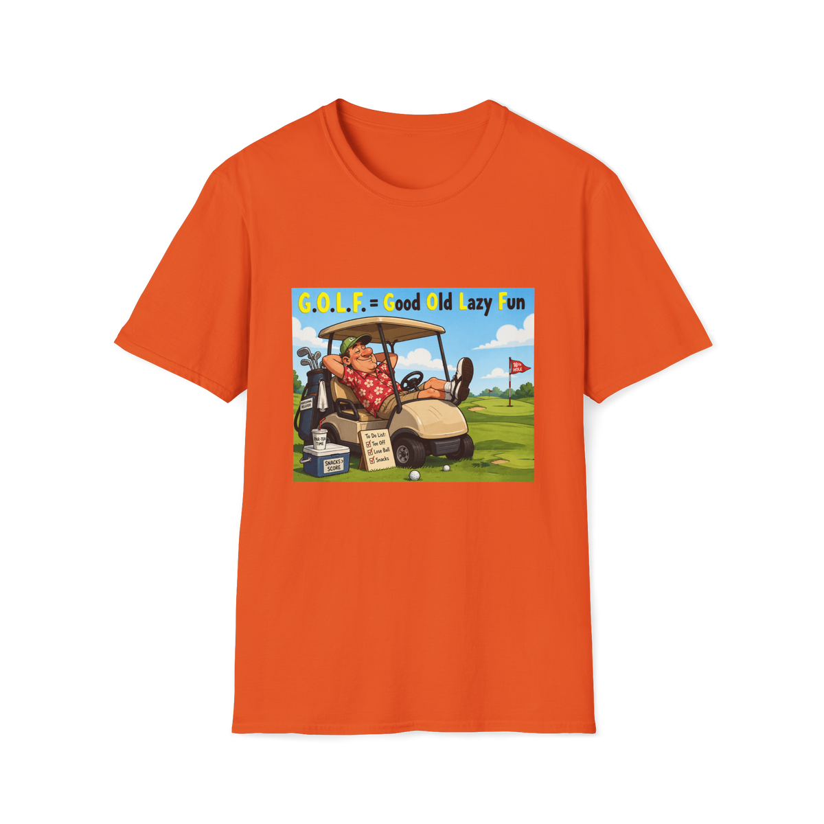⛳ Funny Golf T-Shirt - I Swing Hard, I Apologize Later, Unisex, Colors ⚫🔵🔴🟠🟡⚪