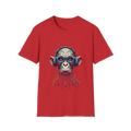 🐵 Tech Chimp T-Shirt – Fun Tech Monkey Graphic Tee, Unisex, Colors ⚫🔵🔴🟡⚪