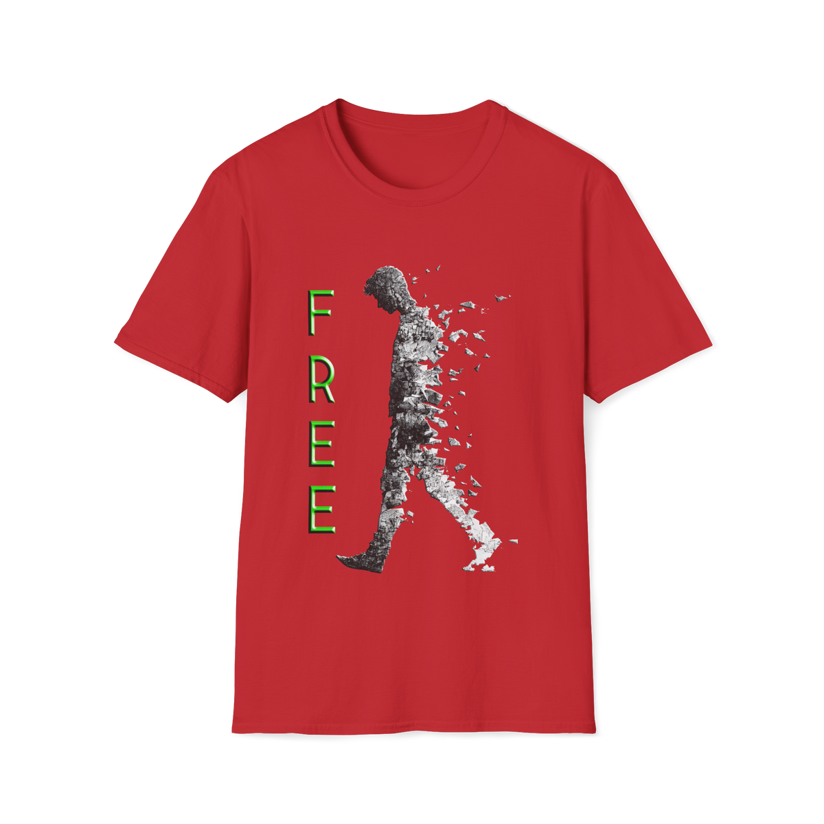 🕊️ FREE – Let Go of the Weight, Freedom T-Shirt, Unisex, Colors ⚫🔵🔴🟡⚪