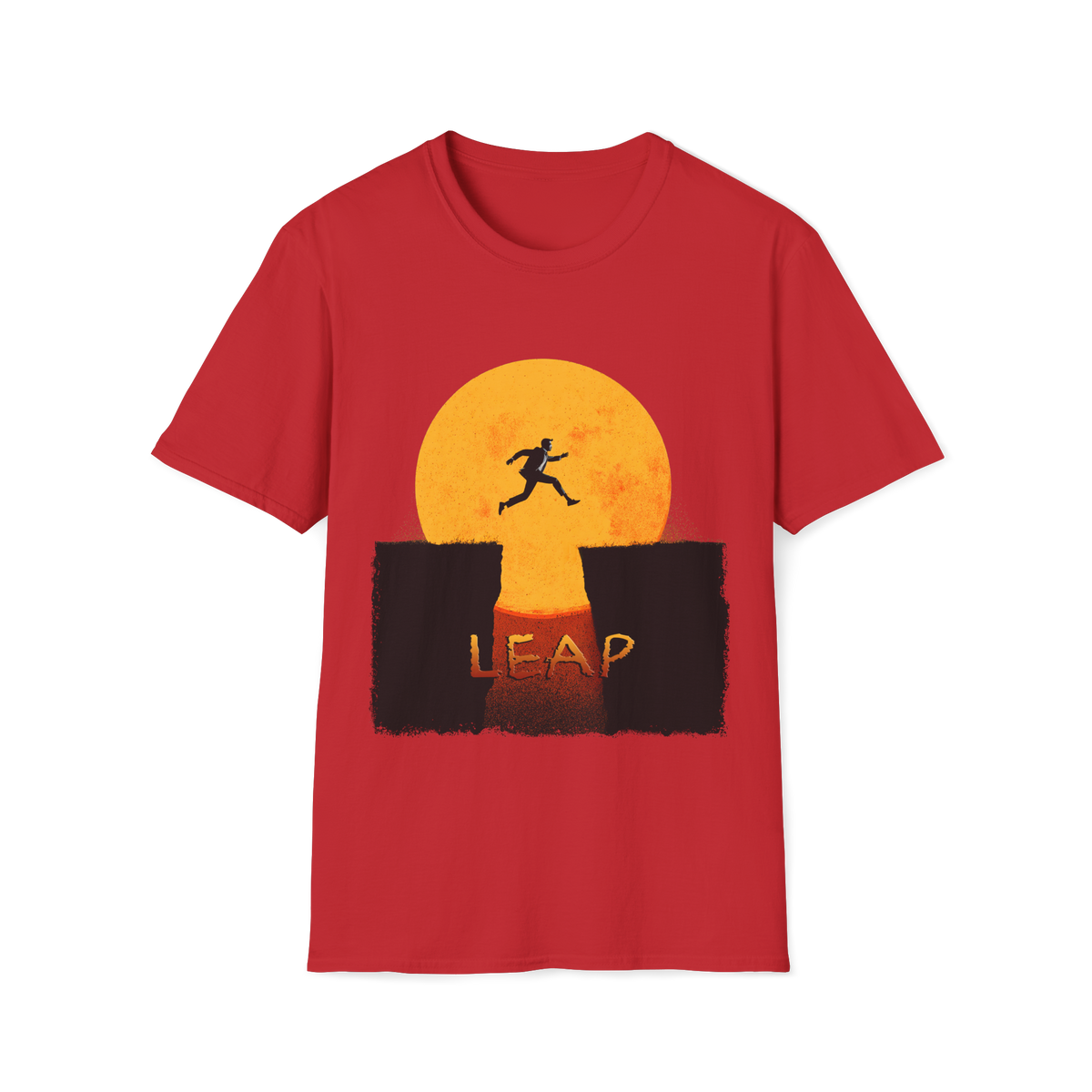 🏃🏻‍♂️ Sunset Leap | Motivational Sports T-Shirt, Unisex, Colors ⚫🔵🔴🟡⚪