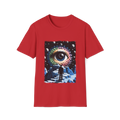 👁️ Surreal Watcher T-Shirt – Abstraktes Kosmisches Visions-Kunst-T-Shirt, Unisex
