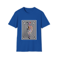 🦓 Zebra Optical Illusion T-Shirt – Wildlife Art Tee, Unisex, Colors ⚫🔵🔴🟡⚪