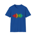 🎵 Music Equalizer T-Shirt, Unisex, Colors ⚫🔵🔴🟡⚪