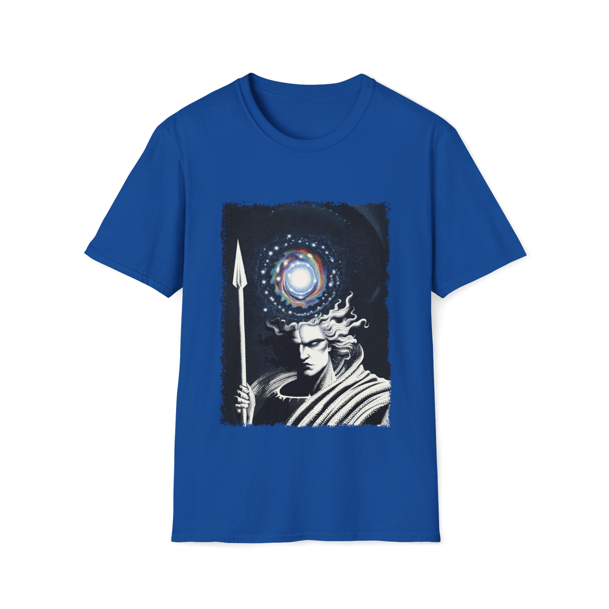 Surreal Angel of Justice – Celestial Guardian T-Shirt, Unisex, Colors ⚫🔵🔴🟡⚪