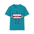 🎹 Piano-Mund Lustiges Musiker-T-Shirt