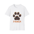 🐾 Paw Print T-Shirt – Cute Paw Graphic Shirt for Pet Lovers, Unisex, Colors ⚫🔵🔴🟡⚪