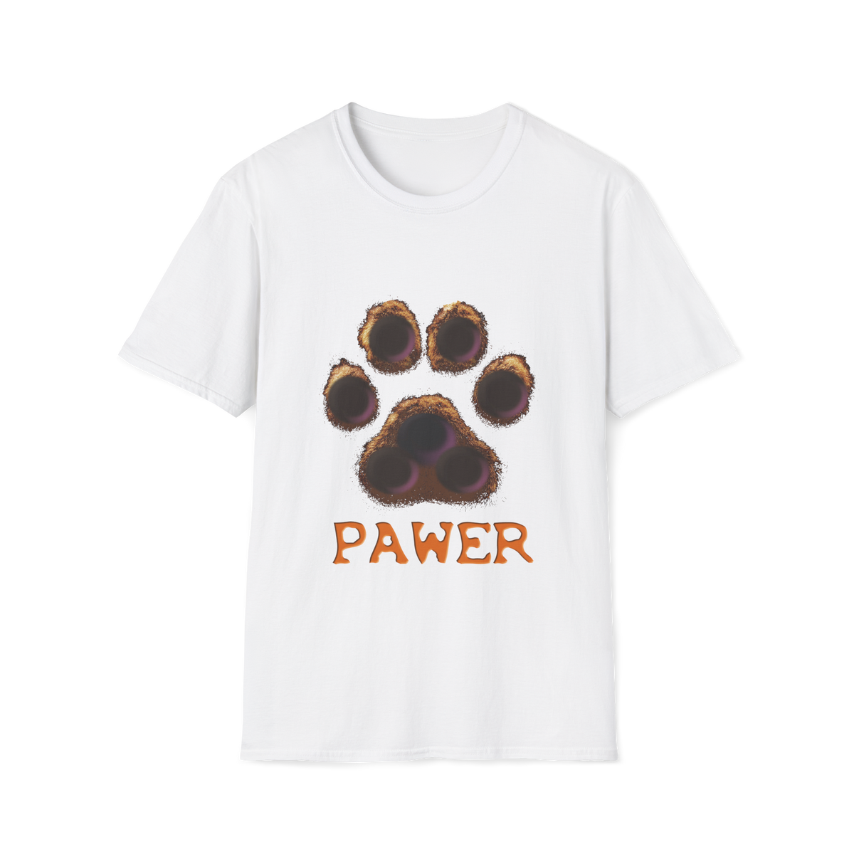 🐾 Paw Print T-Shirt – Cute Paw Graphic Shirt for Pet Lovers, Unisex, Colors ⚫🔵🔴🟡⚪