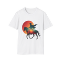 🤠 Cowboy Sonnenuntergang Western Vintage T-Shirt | Retro Ranch Cowboy Grafik-T-Shirt
