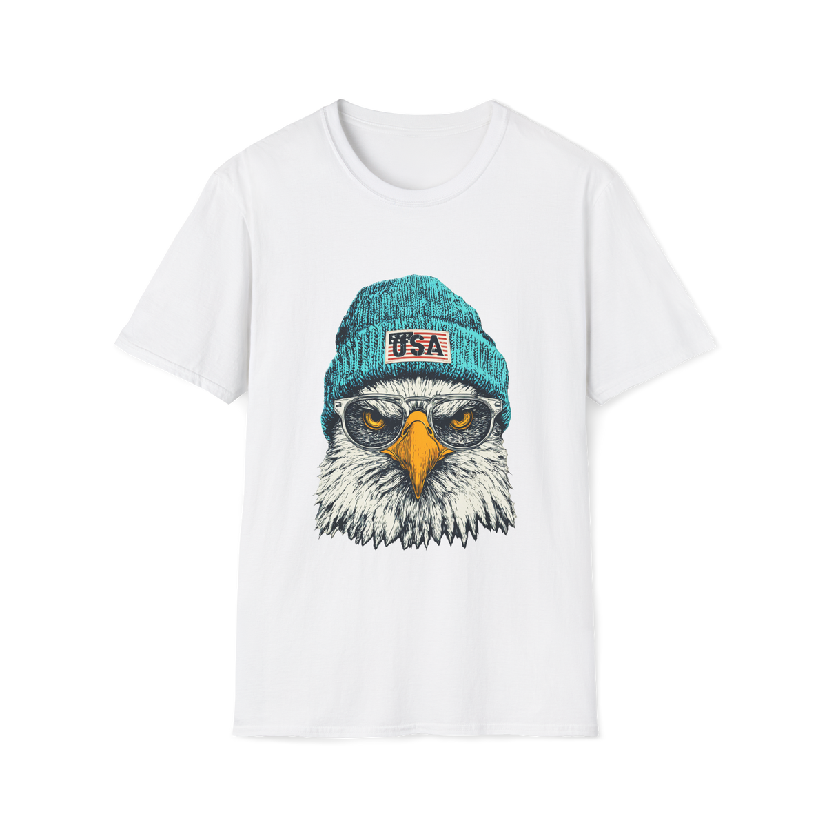 🇺🇸 Patriot Eagle T-Shirt – | USA Freedom Shirt, Unisex, Colors ⚫🔵🔴🟡⚪