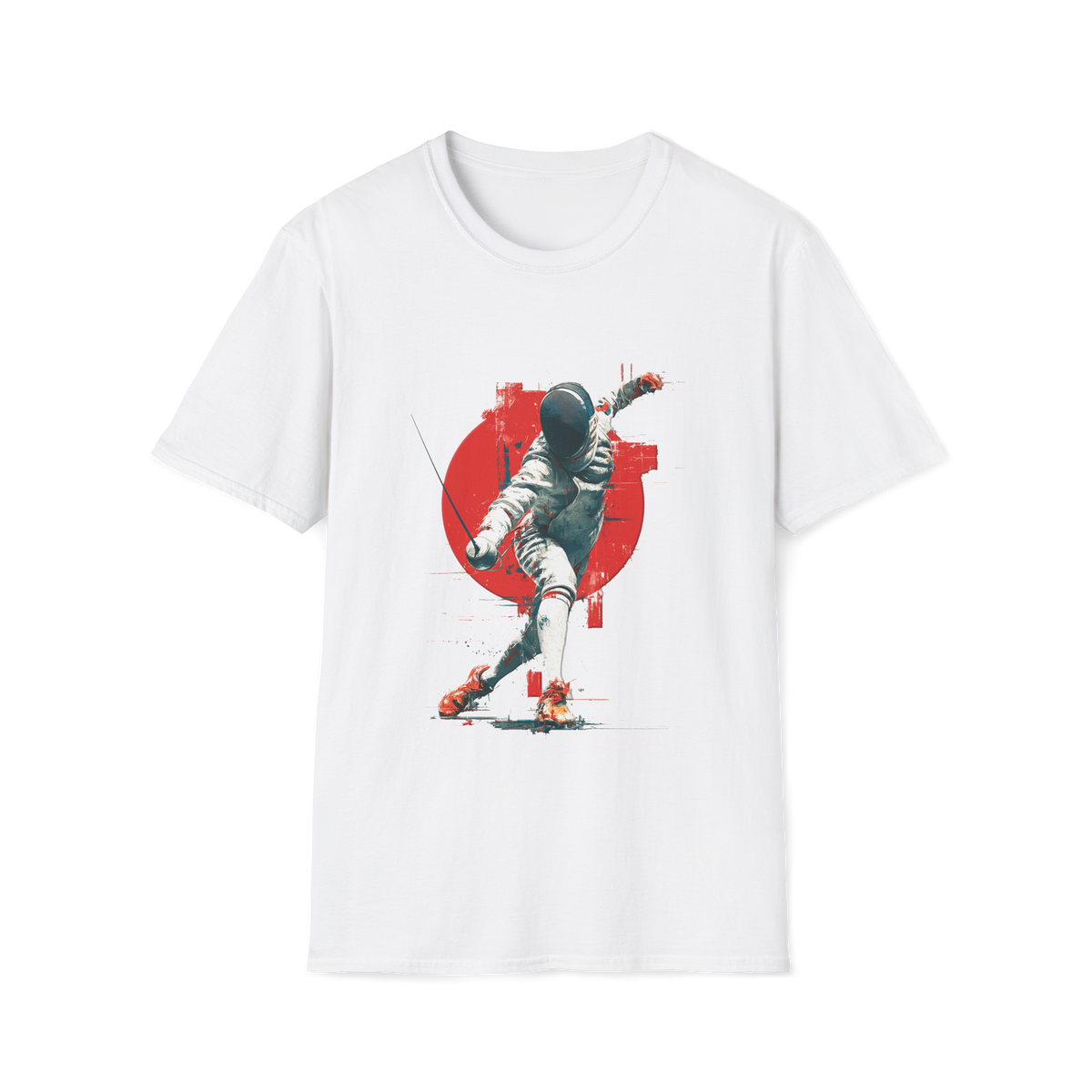🤺 Fencing Champion – Sword Fighting Sports T-Shirt, Unisex, Colors ⚫🔵🔴🟠🟡⚪
