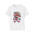 🚶 Minimal Native Symbol T-Shirt | Modern Graphic Tee, Unisex, Colors ⚫🔵🔴🟠🟡⚪