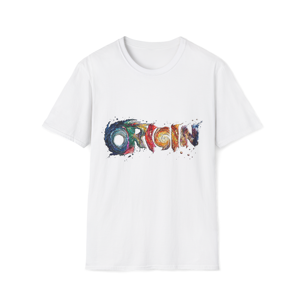 🌍 ORIGIN T-Shirt – The Beginning of Everything, Unisex, Colors ⚫🔵🔴🟡⚪