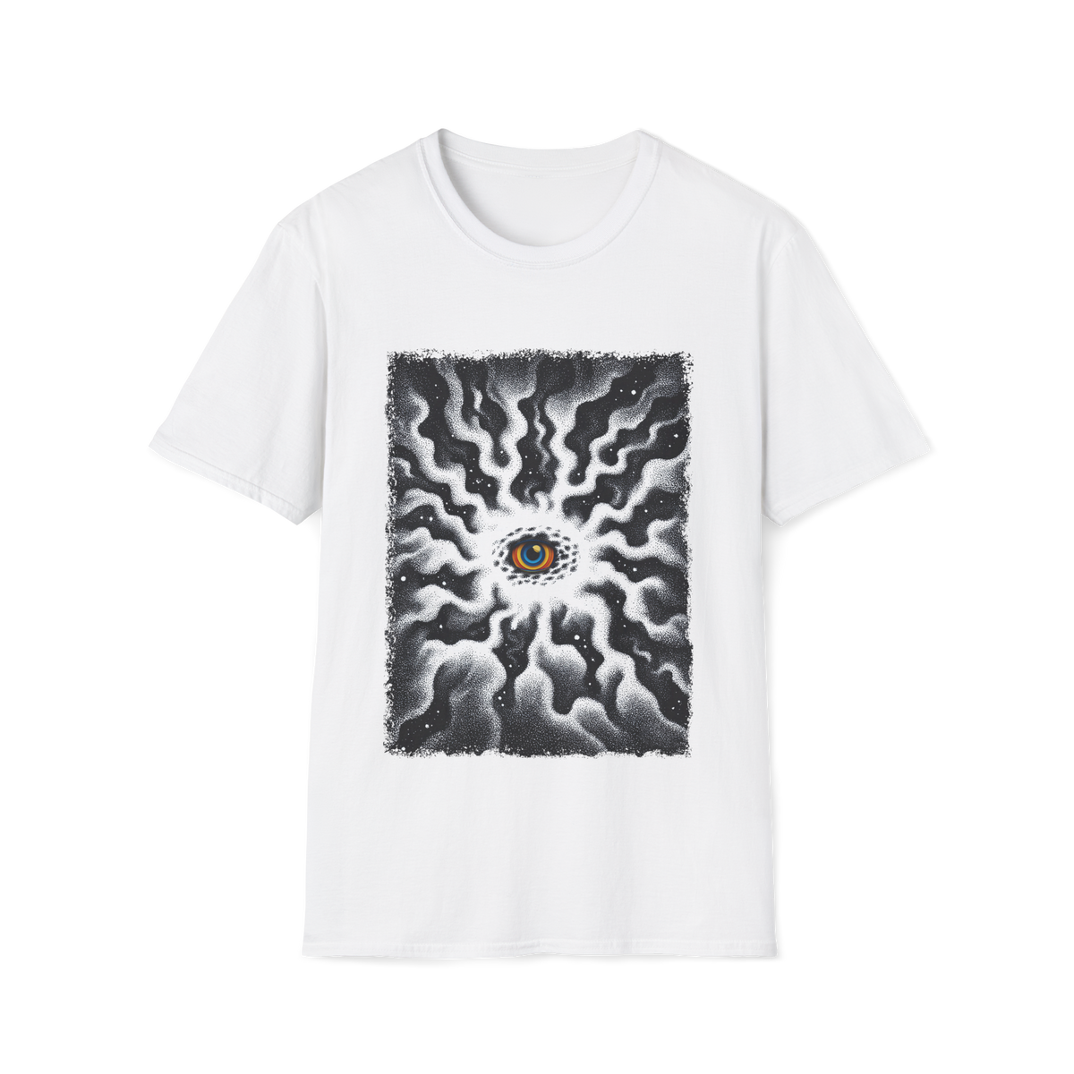 🌪️ Eye of the Storm T-Shirt, Calm Within Chaos, Unisex, Colors ⚫🔵🔴🟠🟡⚪