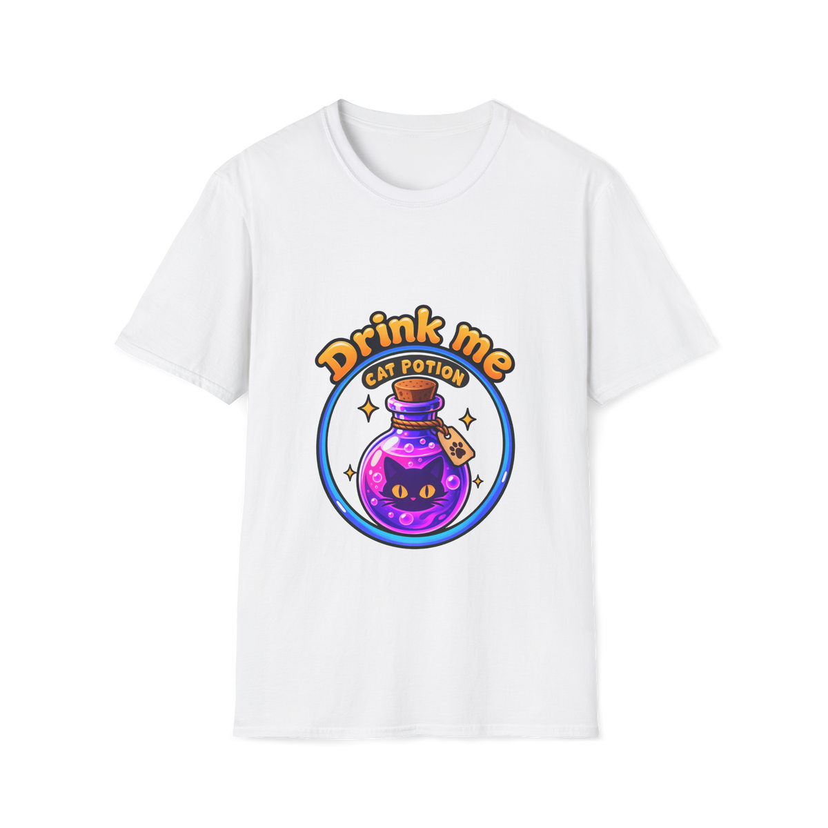 🐱 Cat Potion – Drink Me & Become a Cat | Magical Whimsical T-Shirt